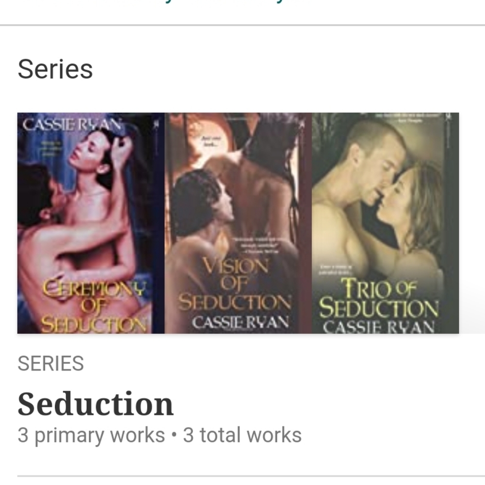 💥Final Markdown💥Seduction Series by Cassie Ryan